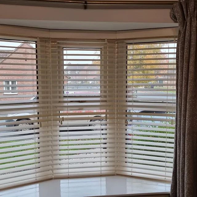 bay window blind